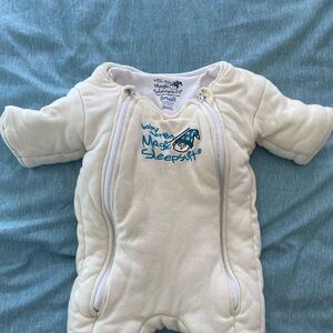 Baby Merlin's Magic Sleepsuit - Cream